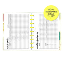 Load image into Gallery viewer, VERSION 2 HP Classic Habit, Mood &amp; Sleep Trackers Planner Inserts Printable Download - Letter / A4 / HP Classic Size Paper

